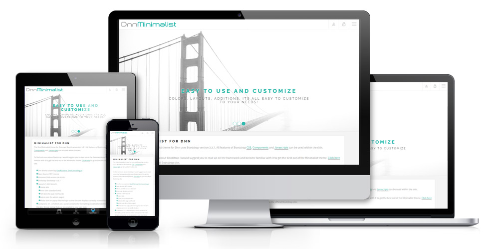 Free Dnn Theme DnnMinimalist